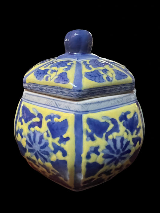 Asian Ceramic Vessel with Lid